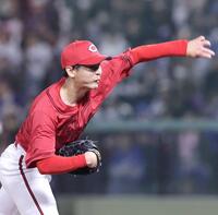 　１回無失点と好投した森浦