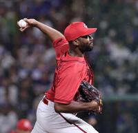 　１回無失点と好投したハーン