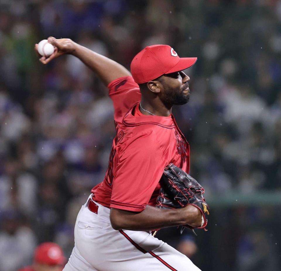 　１回無失点と好投したハーン