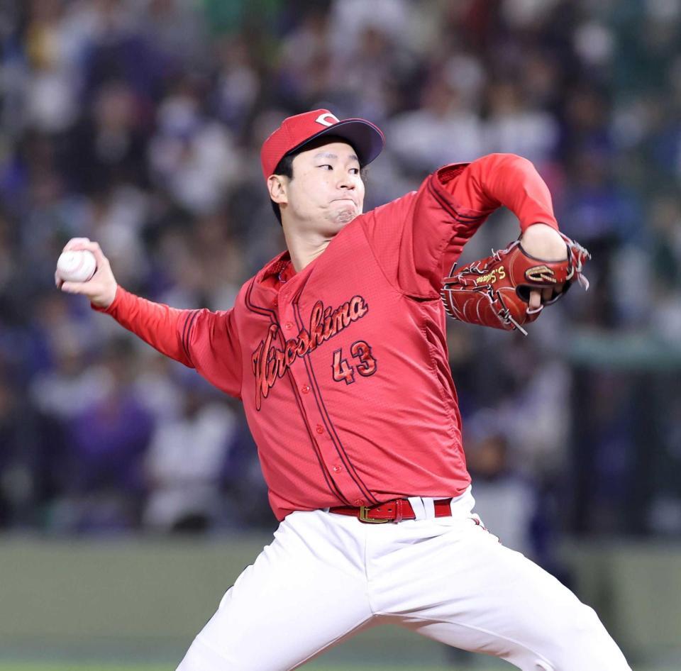 　１回無失点と好投した島内