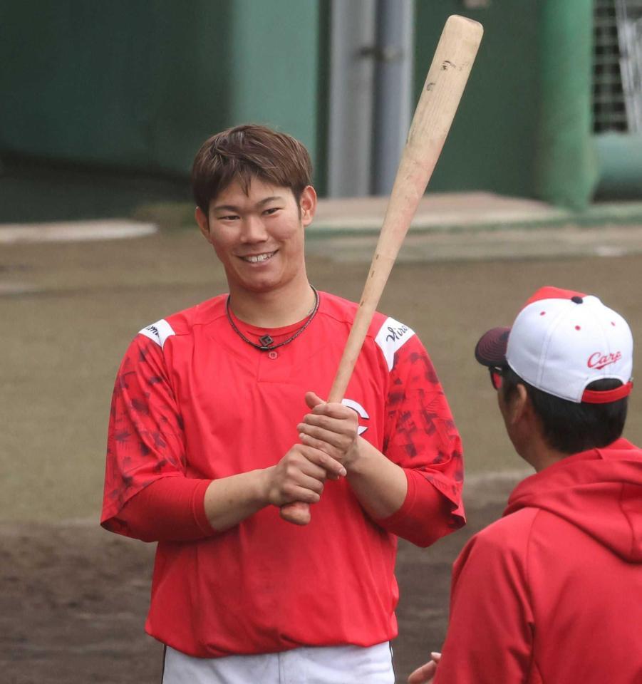 　２２日に２軍戦で実戦復帰予定の坂倉