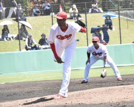 　復帰戦で５回１失点の好投を見せたドゥワ