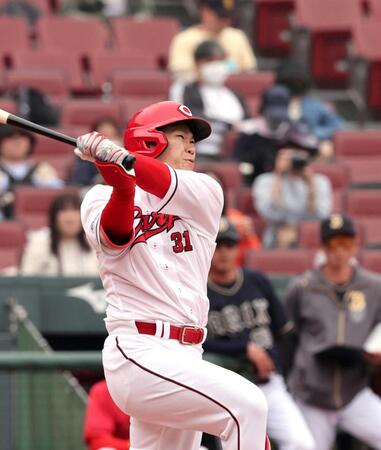 　２９日の巨人戦から１軍に合流する坂倉