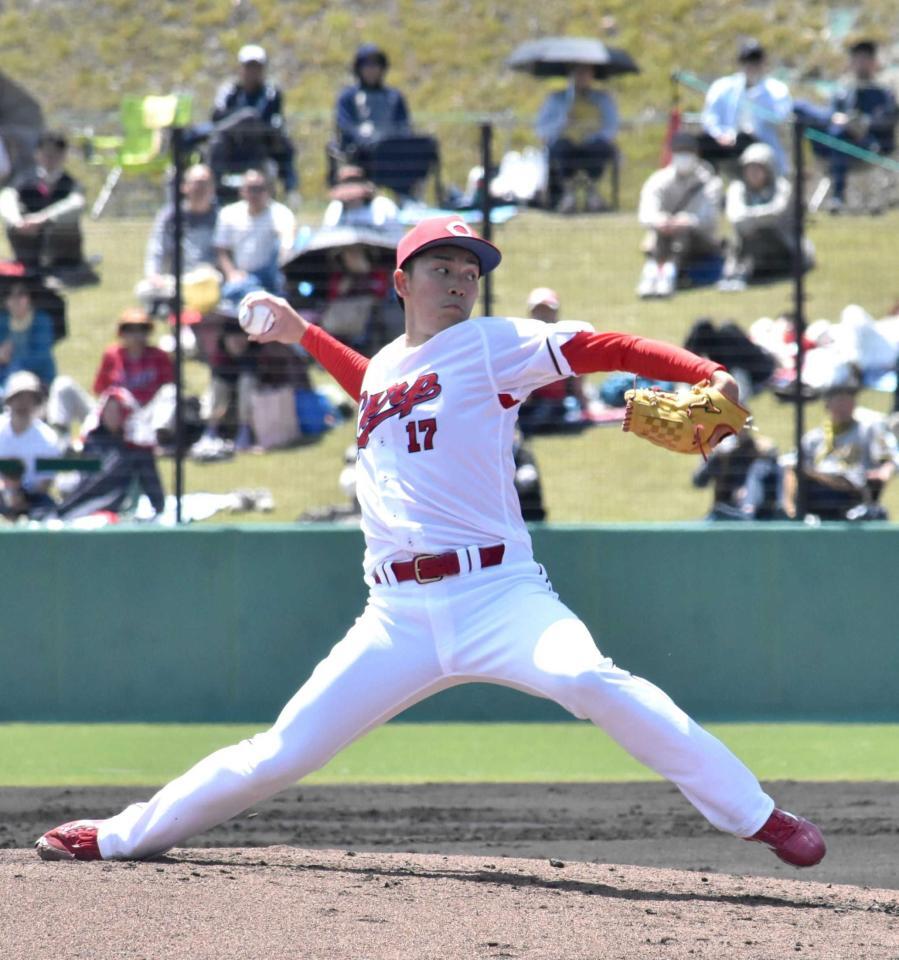 　１軍のマウンドを目指す常広