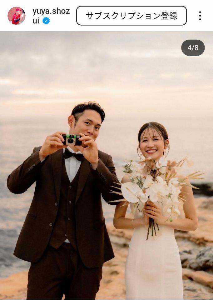 　正隋優弥氏のインスタグラム（＠ｙｕｙａ．ｓｈｏｚｕｉ）から