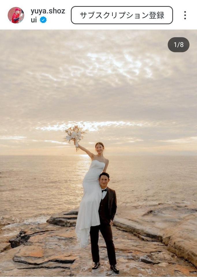 　正隋優弥氏のインスタグラム（＠ｙｕｙａ．ｓｈｏｚｕｉ）から