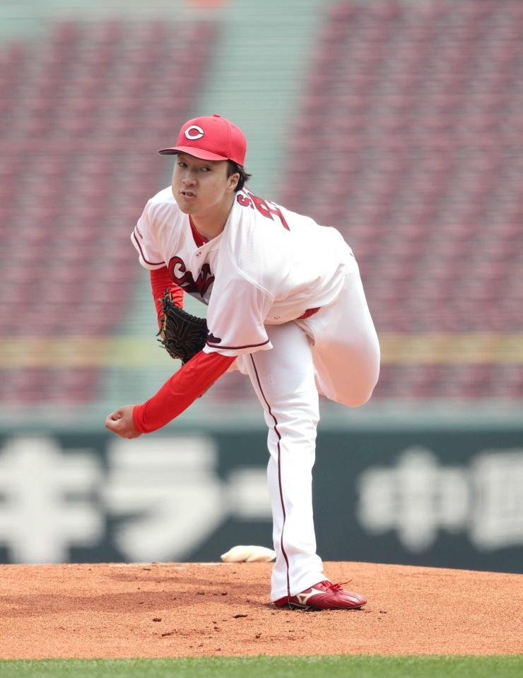 　１軍での登板を目指す佐藤柳