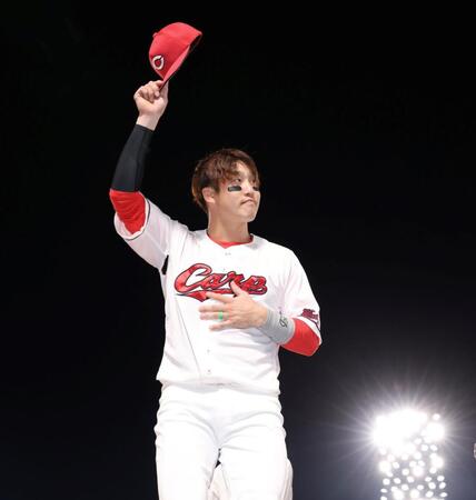 広島・小園　プロ初逆転満塁弾の裏で実は「一昨日におじいちゃんを亡くしてしまって」と告白