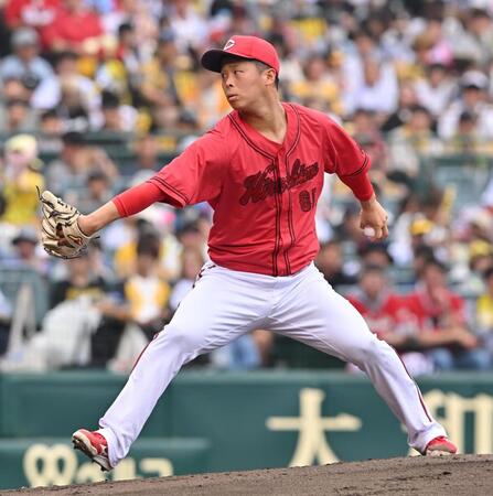 　力投する先発の玉村（撮影・西田忠信）