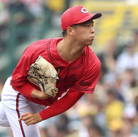 　先発し力投する玉村（撮影・北村雅宏）