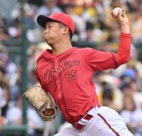 　力投する先発の玉村（撮影・西田忠信）