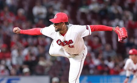 　１回無失点と好投したドミンゲス＝２２日