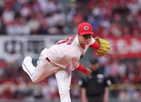 　先発し、力投する森下（撮影・市尻達拡）