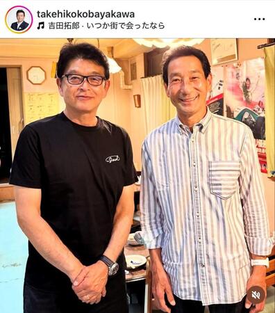 小早川毅彦氏インスタグラム（ｔａｋｅｈｉｋｏｋｏｂａｙａｋａｗａ）より