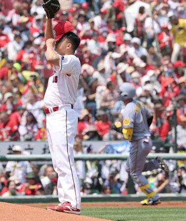 広島・森 魔の初回 今季対戦無安打の森下に先制2ラン被弾 「流れが向こうにいってしまった」修正するも援護なく2敗目