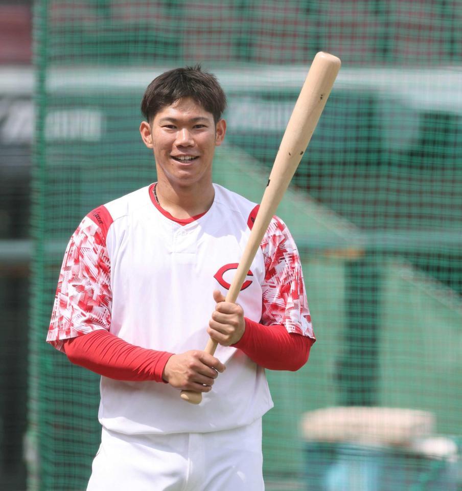 　九里との対戦を心待ちにする坂倉