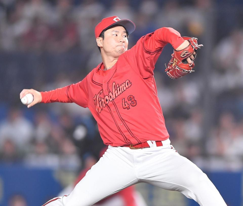 　１１回から登板し１イングをピシャリと抑えた島内（撮影・開出牧）