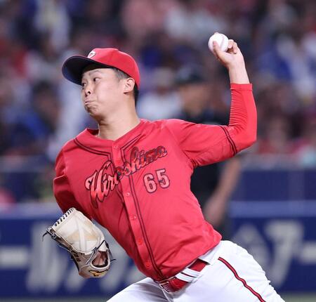 　先発し、力投する玉村（撮影・市尻達拡）