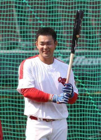 　２軍で練習を重ねる林
