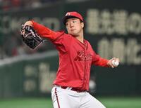 　巨人戦に先発した佐藤柳