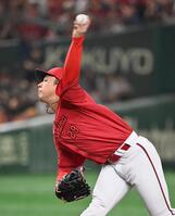 　巨人戦に先発した佐藤柳