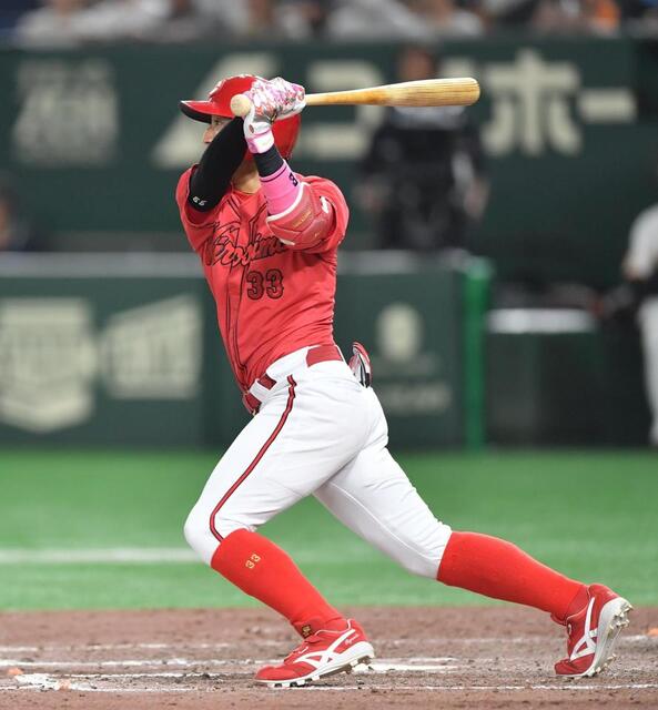 広島カープ　大道投手スパイク 広島カープ 大道投手スパイク 広島東洋カープ #14 大瀬良 大地