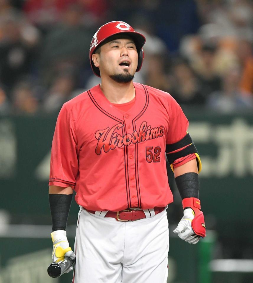 　１０回、見逃し三振に倒れた未包（撮影・開出牧）