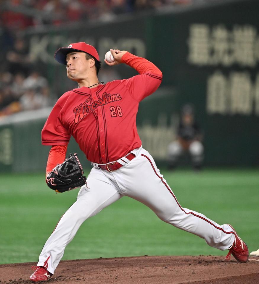 　巨人戦に先発した佐藤柳