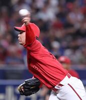 　１回無失点と好投する森浦（撮影・市尻達拡）