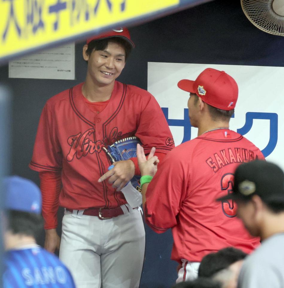 広島・森浦が1回3奪三振の好投 魔球・チェンジアップが炸裂