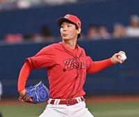 　５回から登板する森浦（撮影・西田忠信）