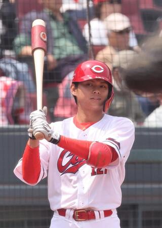 　支配下登録が決まった前川