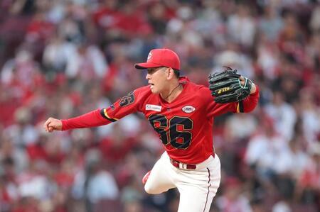 689日ぶり先発の広島・遠藤が6回1失点の好投 2年ぶり勝利投手の権利を持って降板