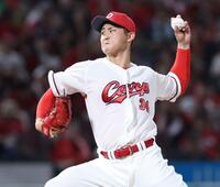 　１回無失点と好投する高橋（撮影・市尻達拡）