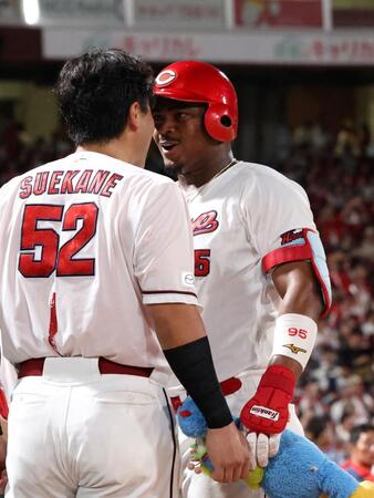 広島　ドミニカンコンビが初のアベック弾で勝ち越し！モンテロが勝ち越し弾、ファビアン代打２ラン　ファビ「もう完璧！！」