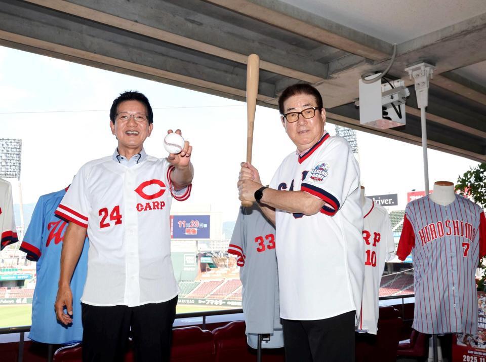 広島カープ　山本浩二　使用済み練習用スパイクシューズ 広島カープ 山本浩二 使用済み練習用スパイクシューズ