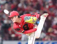 　先発し、力投する森下（撮影・市尻達拡）