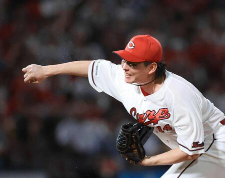 広島・大瀬良 会沢とコンビ復活で3位に1差接近6回2失点 雨で1時間遅れも臨機応変にマルチ安打も