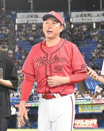 新井監督 常広に「やっぱり高かった」