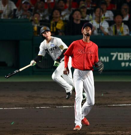 　２回、高寺に先制犠飛を許すアドゥワ