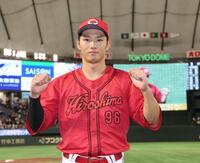 　決勝弾を放った中村奨（撮影・佐々木彰尚）