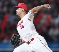 　先発し力投する森（撮影・市尻達拡）