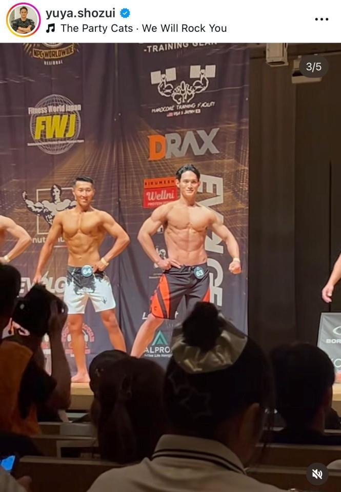 　正隨優弥氏インスタグラム（ｙｕｙａ．ｓｈｏｚｕｉ）より