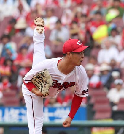 　先発し、５回１失点で自己最多の５勝目を手にした玉村（撮影・市尻達拡）