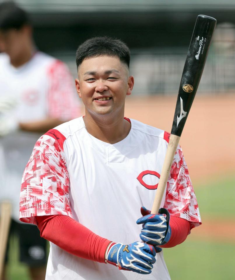 　１軍へ昇格する林