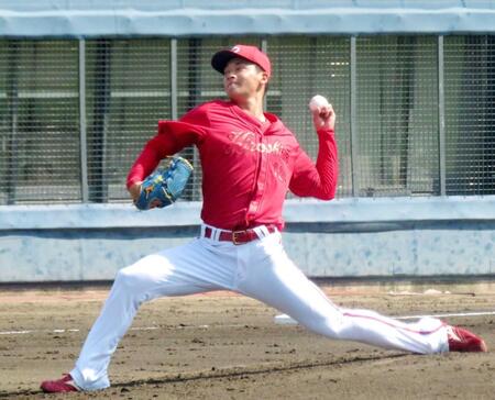 　ウエスタン・オリックス戦で先発した竹下＝１５日