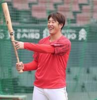 　自身初のタイトル獲得に向け、自然体で臨む小園