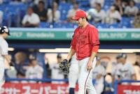 　１回、先制を許した床田（撮影・石井剣太郎）