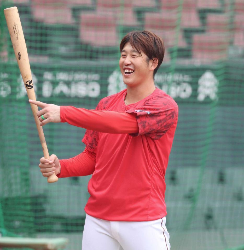 　自身初のタイトル獲得に向け、自然体で臨む小園