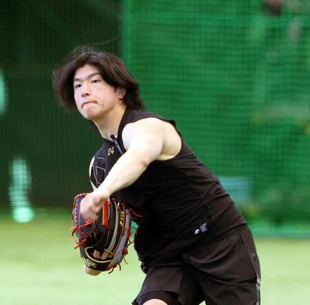 　秋季キャンプ中の実戦復帰を目指す黒原